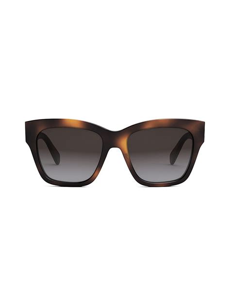 celine triomphe 55mm geometric sunglasses|CELINE Triomphe 55mm Gradient Geometric Sunglasses.